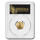 2020 1/4 oz Gold Eagle MS-70 PCGS (First Day, Black Label) 2020 1/4 oz Gold Eagle MS-70 PCGS (First Day, Black Label)